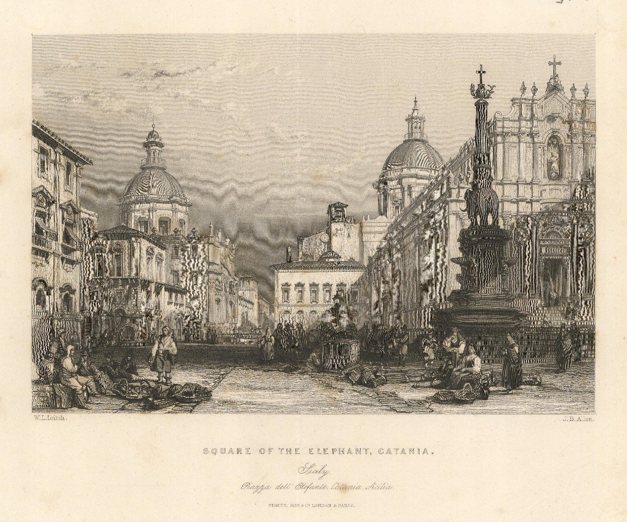 Square of the Elephant, Catania. / Sicily