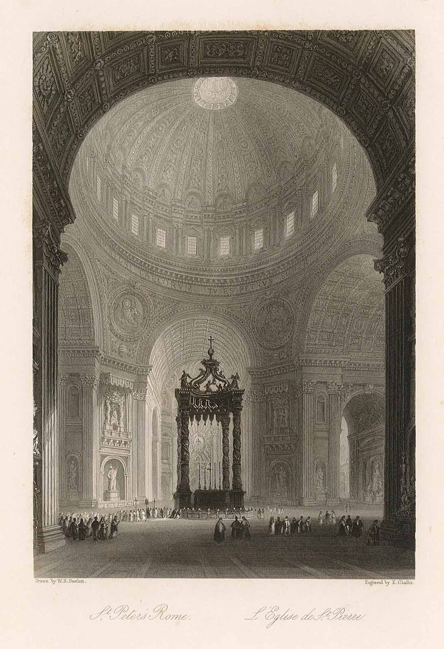 St. Peters, Rome - L'Eglise de St. Pierre.