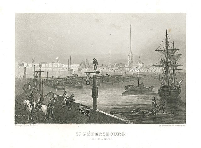 St. Petersbourg (Vue de la Newa)