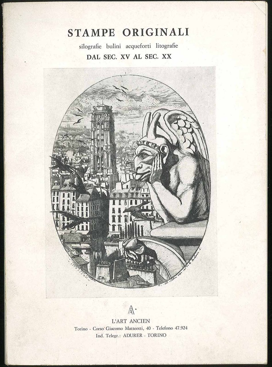Stampe originali silografie bulini acqueforti litografie dal sec. XV al …