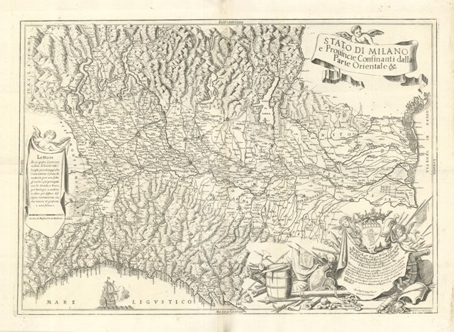 Stato di Milano e Provincie Confinanti dalla Parte Orientale &c