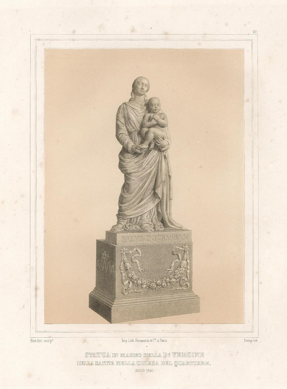 Statua in marmo della B.a Vergine della Sanità nella Chiesa …