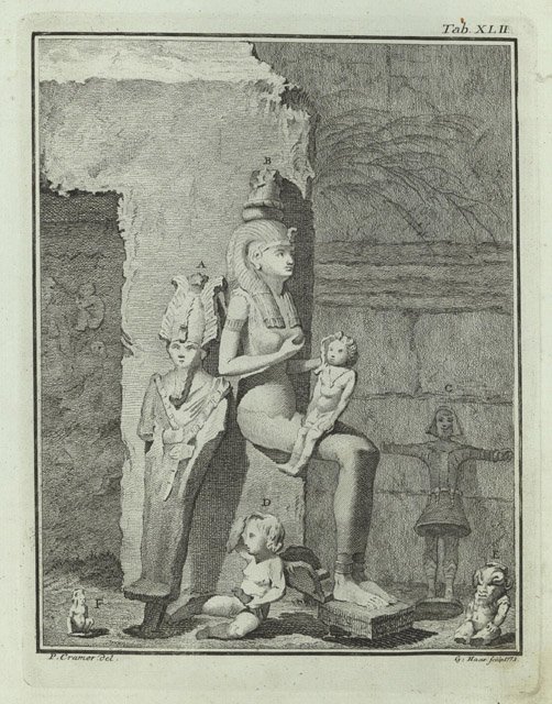 Statue egizze (senza titolo)