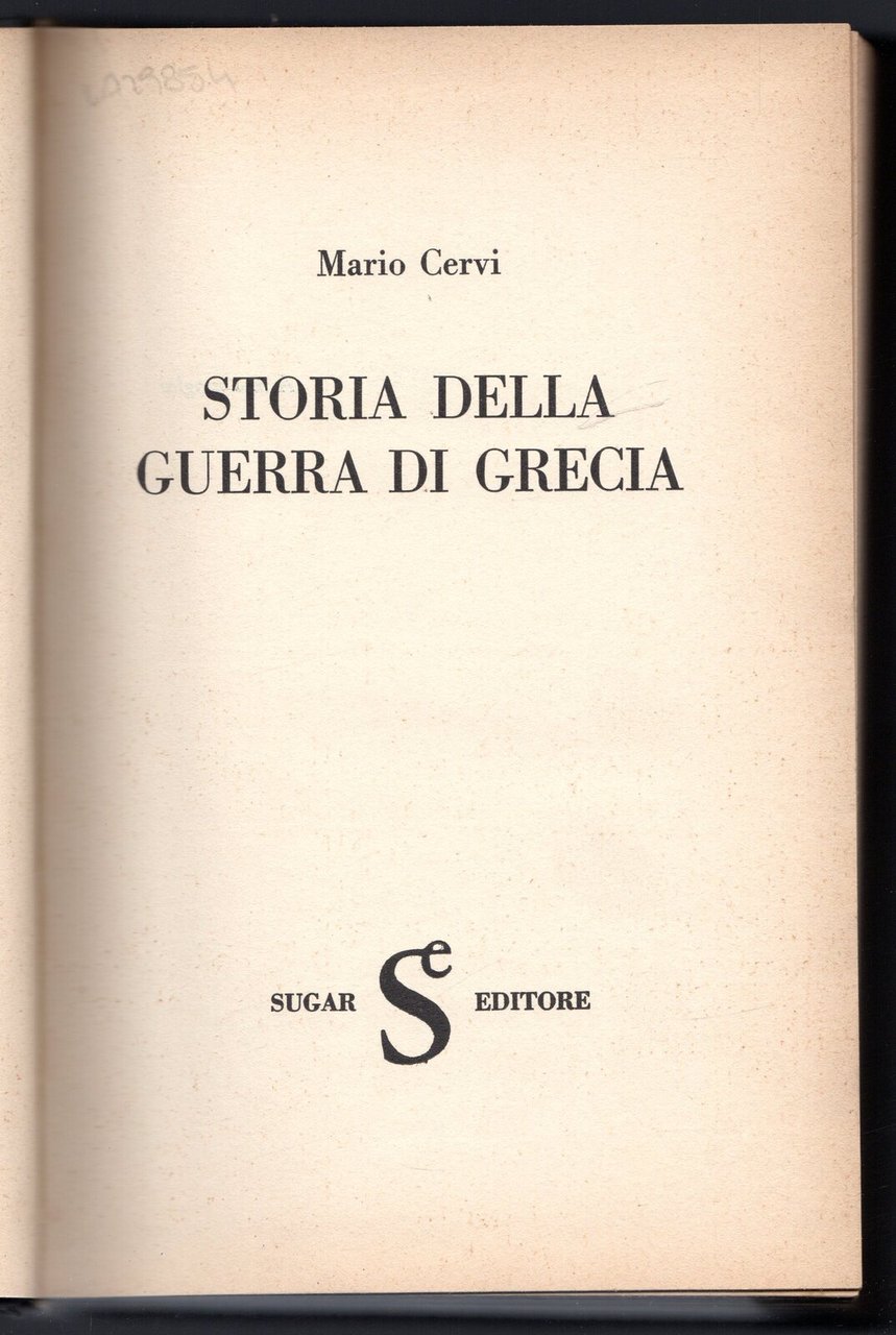 Storia della guerra di Grecia | Immagine principale