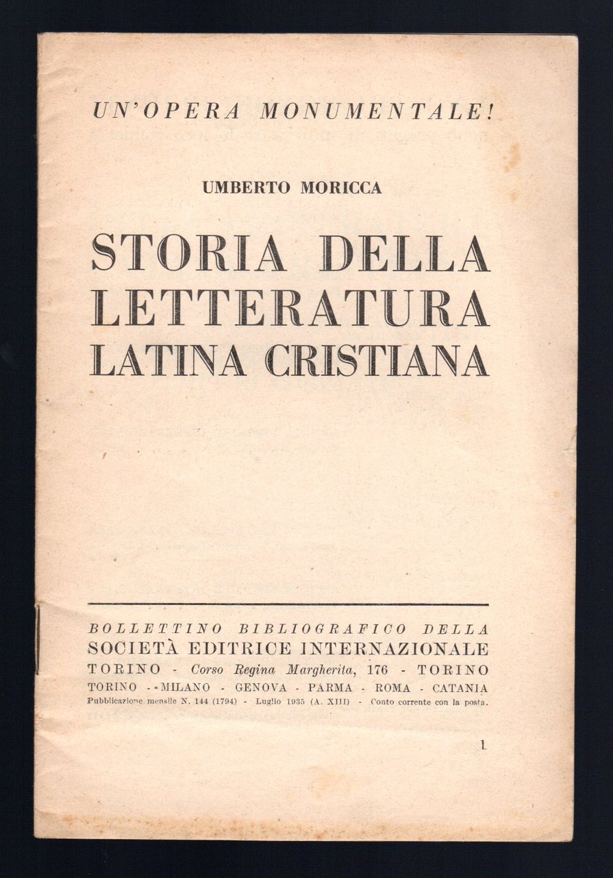 Storia della letteratura latina cristiana