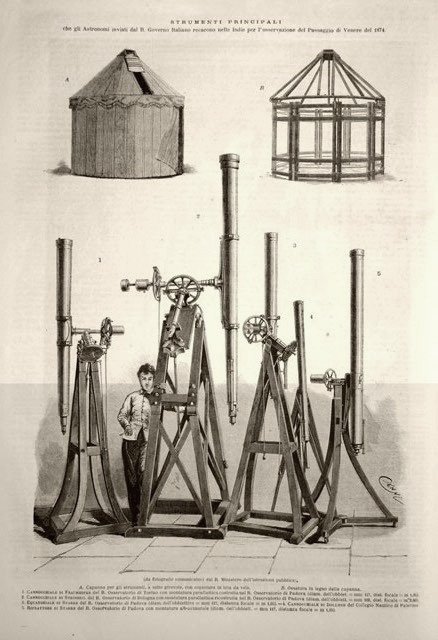 Strumenti principali che gli Astronomi inviati dal R. Governo Italiano …