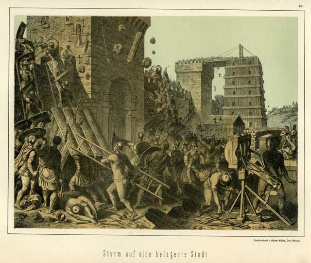 Sturm auf eine belagerte Stadt