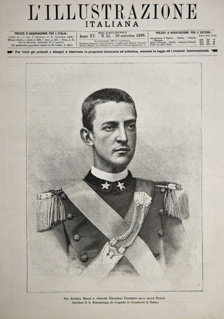 Sua Altezza Reale il principe Emanuele Filiberto duca delle Puglie