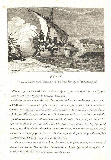 Sucy Commissaire Ordonnauteur, 3 Thermidor an 6 (21 Juillet 1798.)