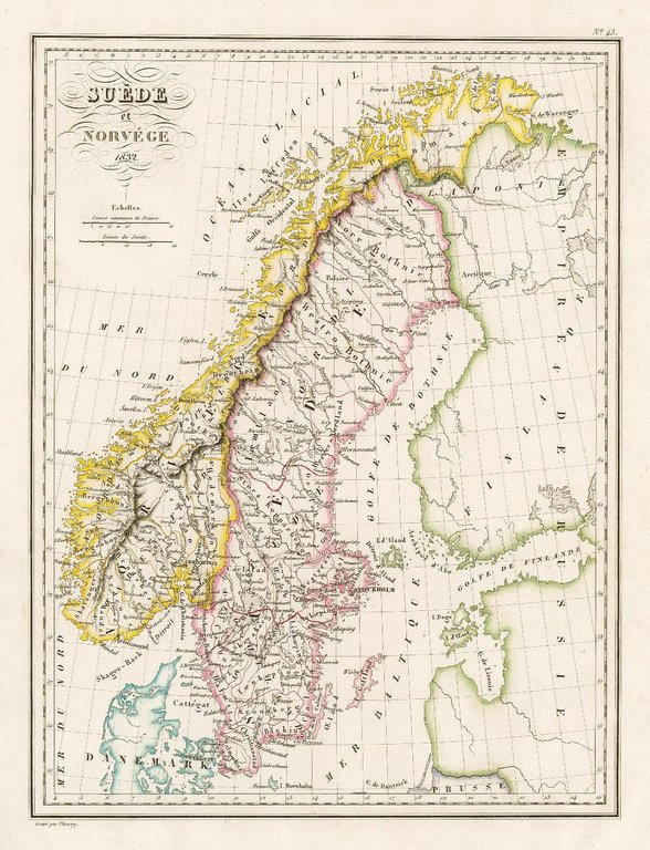 Suède et Norvége 1832