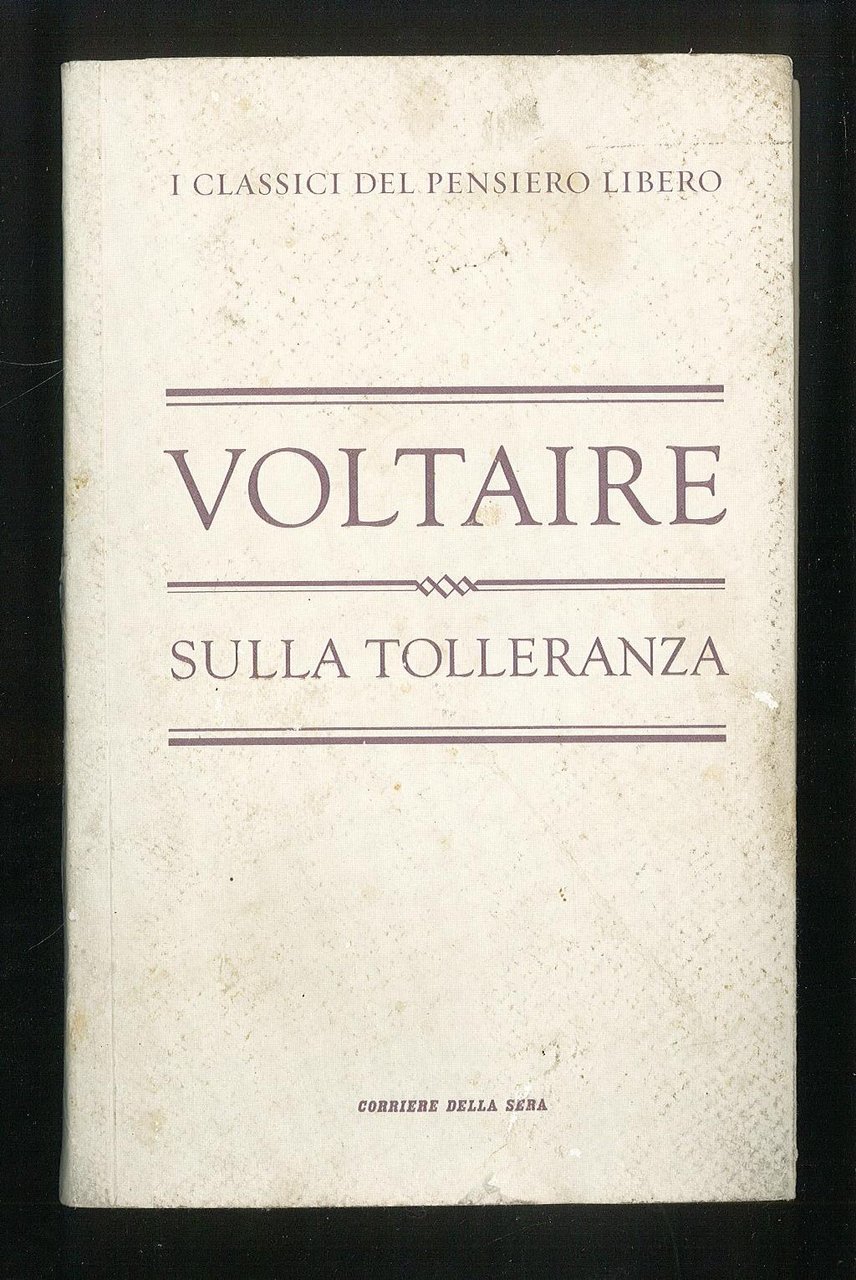 Sulla tolleranza