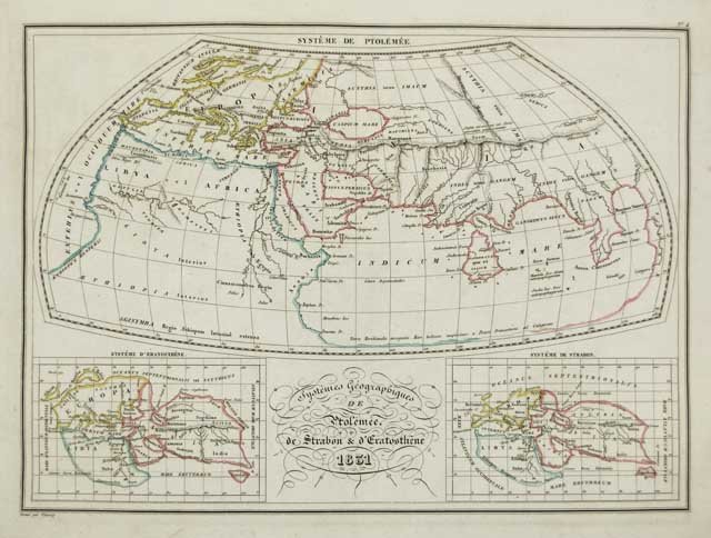 Systemes Geographiques de Ptolomée, de Strabon & d'Eratosthène 1831