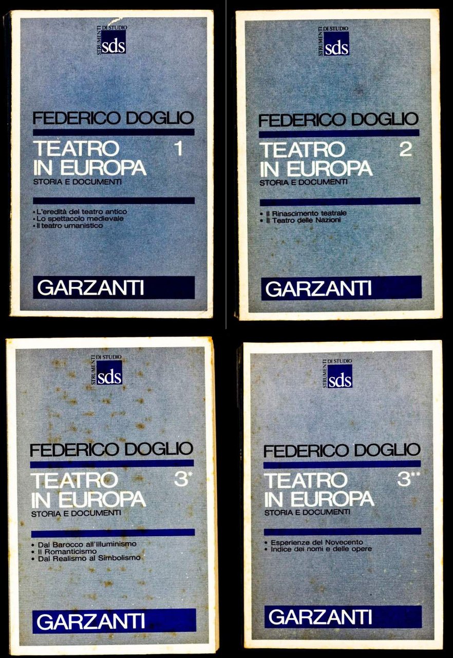 Teatro in Europa 1, 2, 3*, 3** - Storia e …