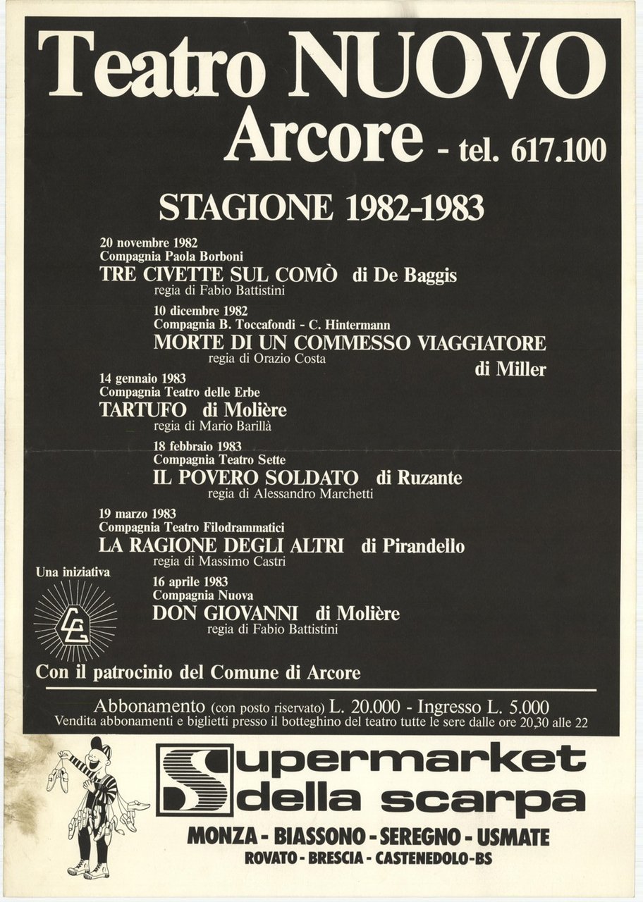 Teatro Nuovo Arcore - Stagione 1982-83