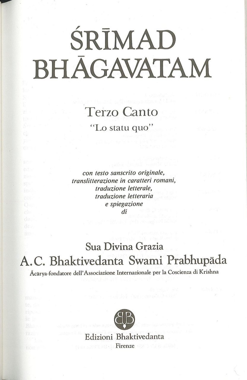 Terzo Canto "Lo statu quo"