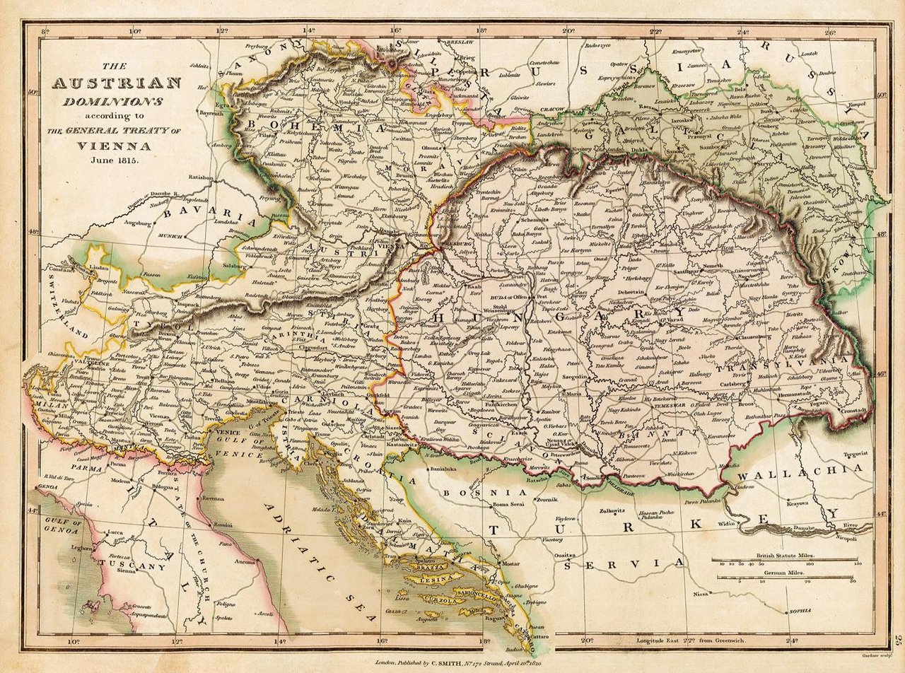 The Austrian Dominions according to the general treaty of Vienna …