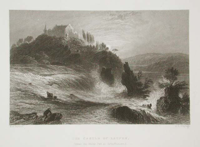 The Castle of Laufen./ (Above the Rhin Fall at Schaffhausen) …