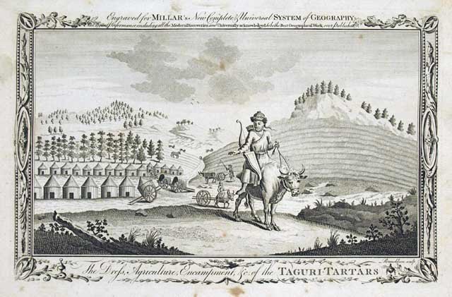 The dress agriculture encampment & c. of the Taguri-Tartars