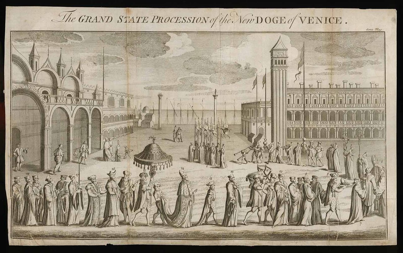 The Grand State Procession of the New Doge of Venice