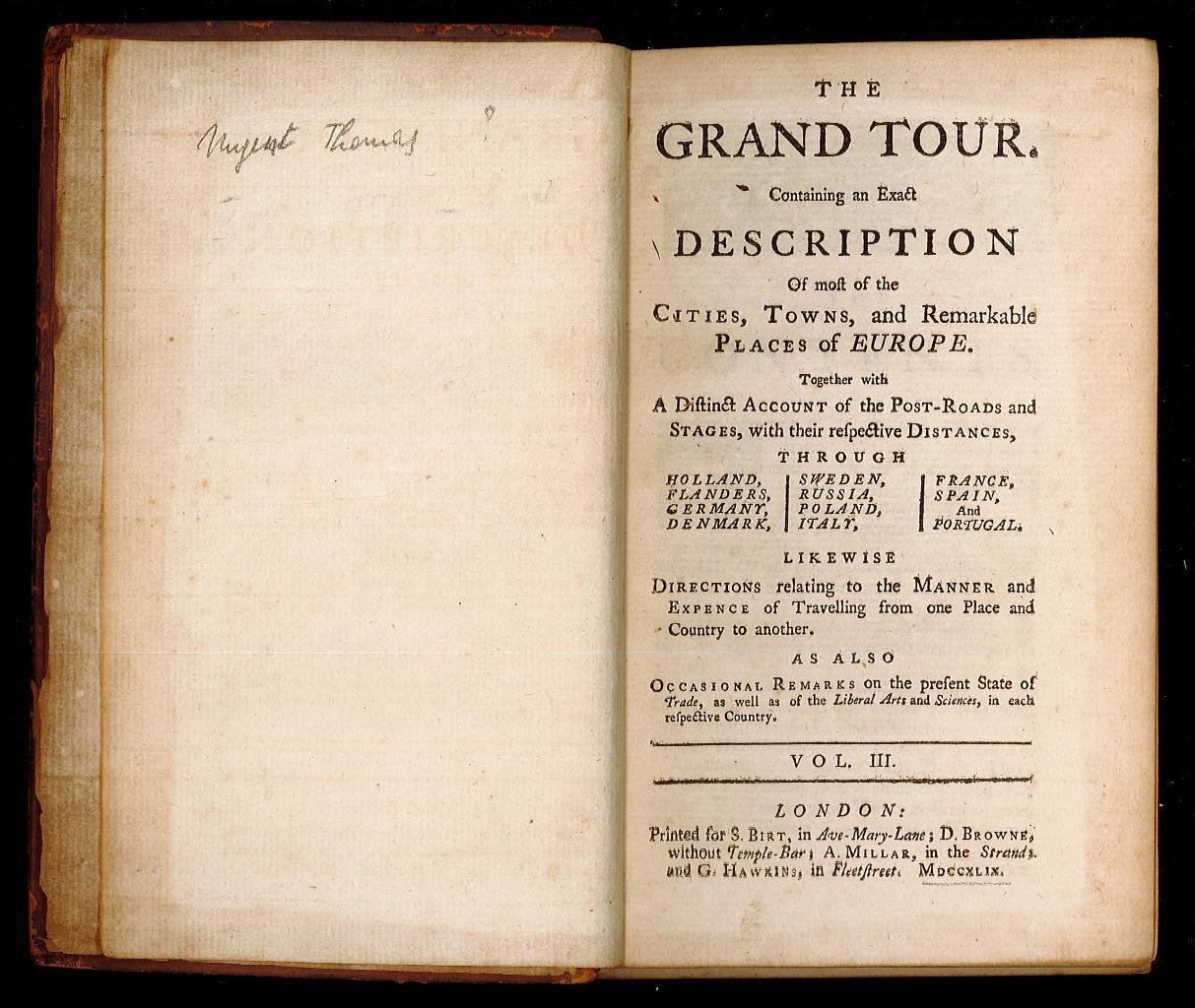 The Grand Tour - vol III | Immagine principale
