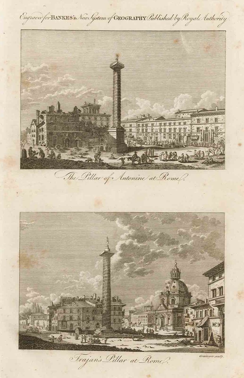 The Pillar of Antonine at Rome - trajan's Pillar at …