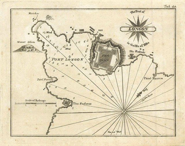 The Port of Longon in the Isle of Elba