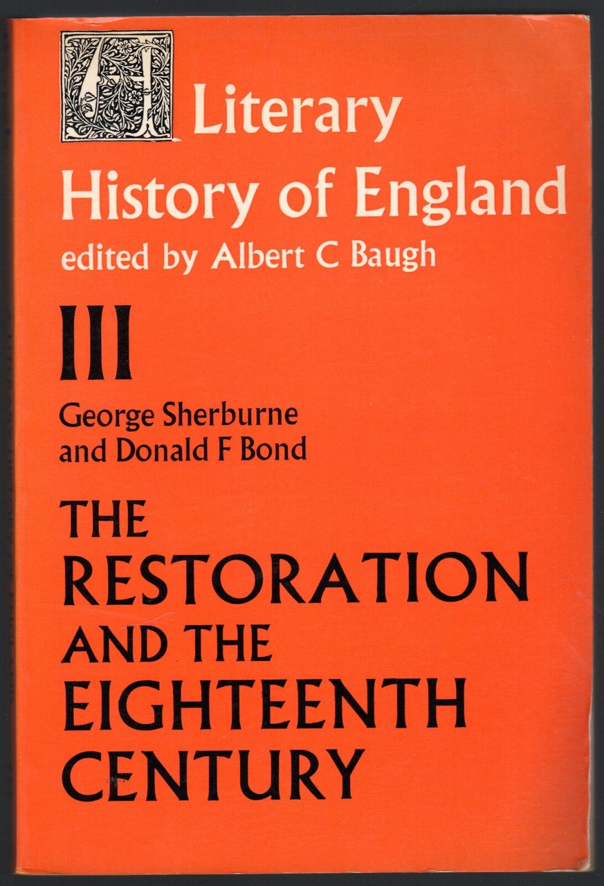 The restoration and the eighteenth century