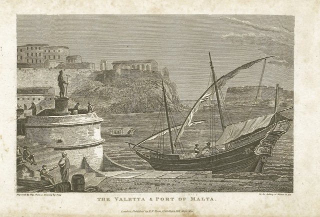 The Valletta a port of Malta
