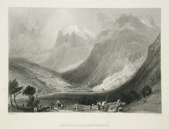 The Valley of Grindelwald./ Canton Bern./ .