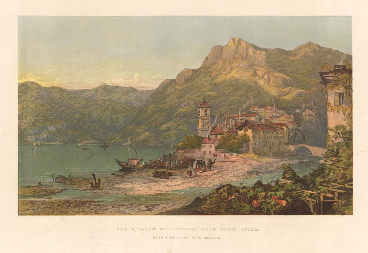 The Village of Argenio, Lake Como, Italy.
