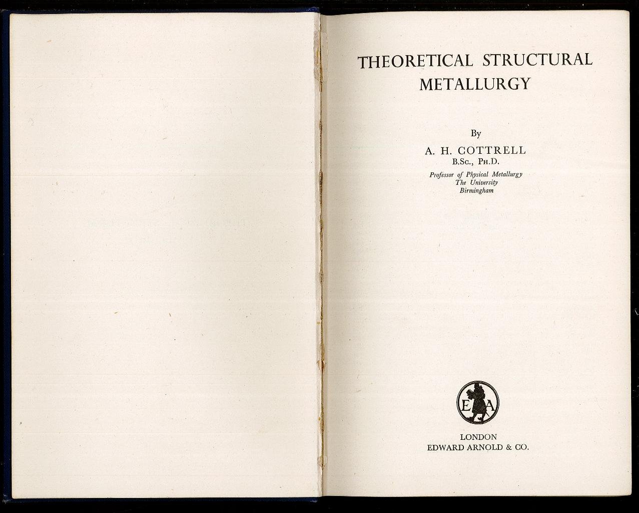 Theoretical structural metallurgy