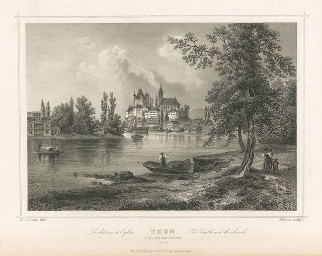 Thun - Schloss und Kirke (Bern)