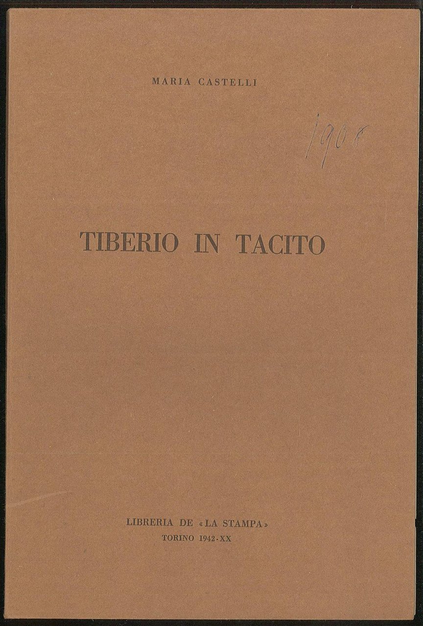 Tiberio in Tacito