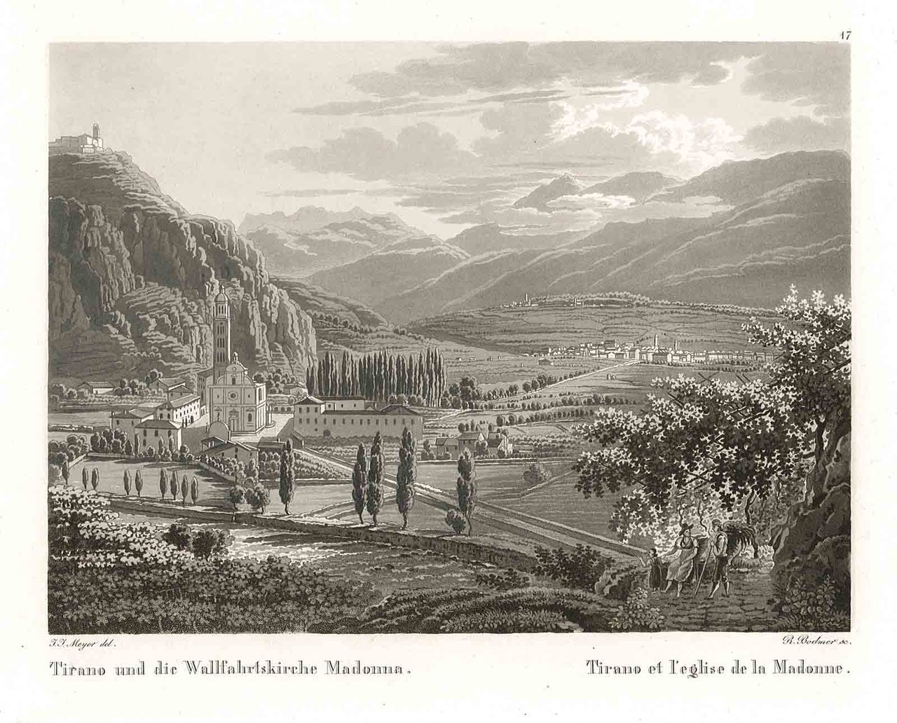 Tirano et l'eglise de la Madonne