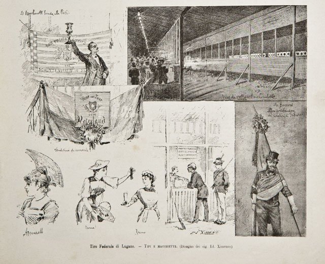 Tiro Federale di Lugano / Tipi e macchiette