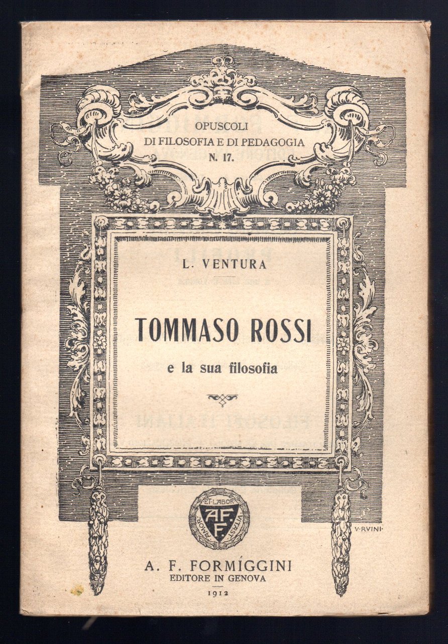 Tommaso Rossi e la sua Filosofia