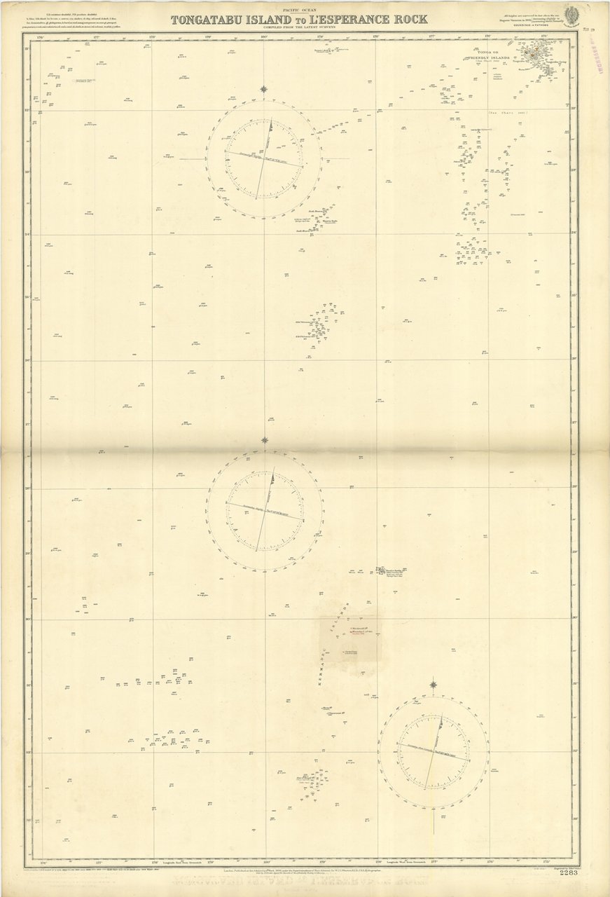 Tongatabu Island to L'Esperance Rock