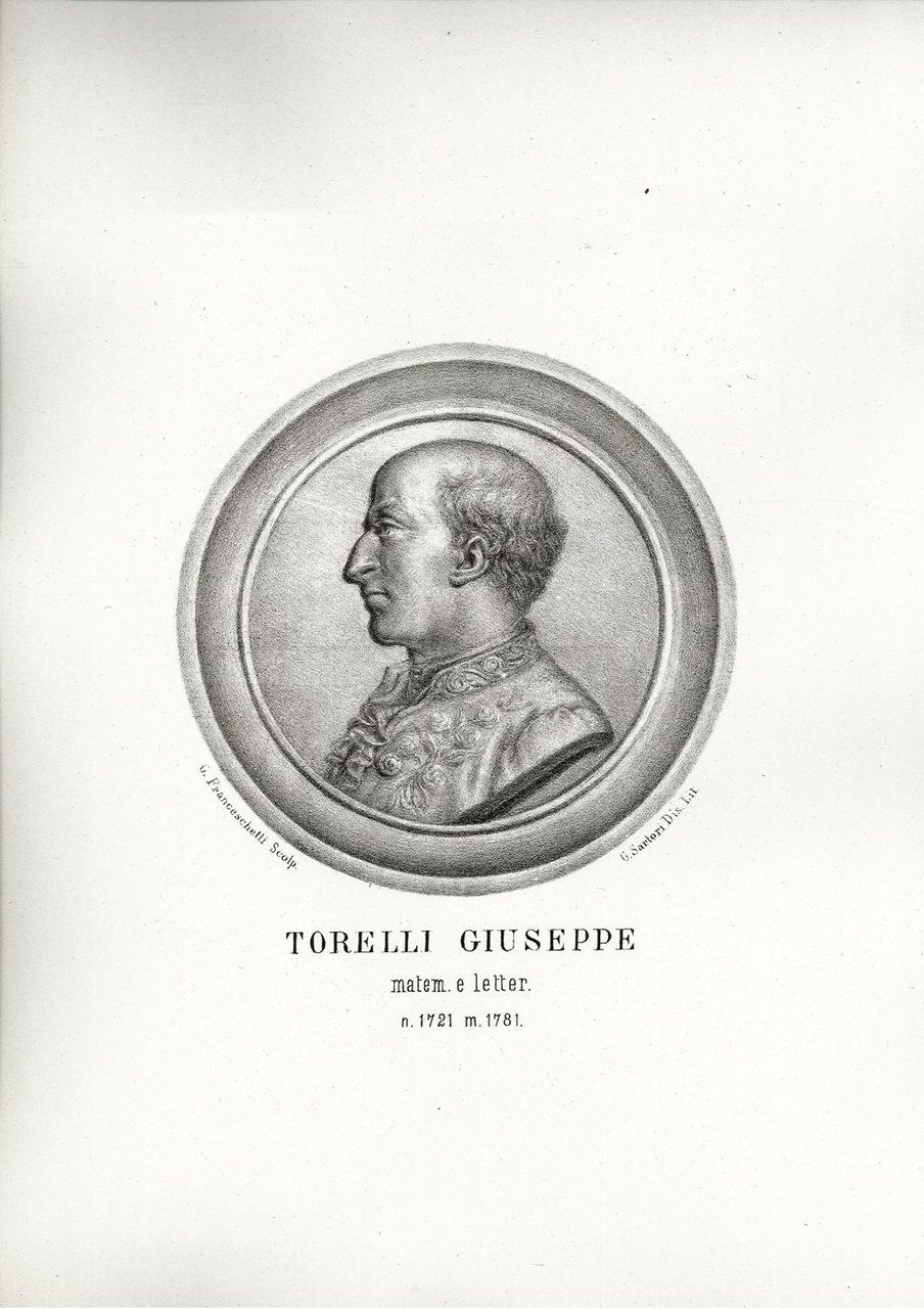 Torelli Giuseppe matem. e letter. n. 1721 m. 1781