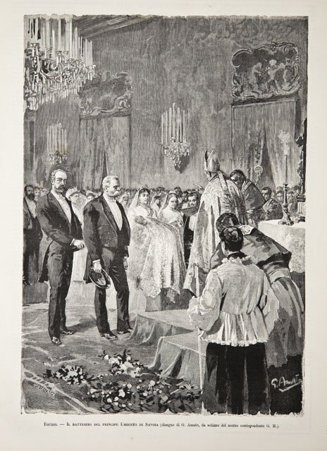 Torino / Il battesimo del principe Umberto di Savoia