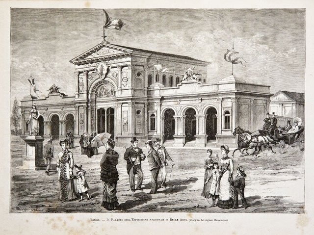 Torino / Il Palazzo dell’Esposizione nazionale di Belle Arti