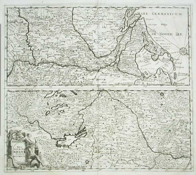 Totius Fluminis Rheni Novissima Descriptio