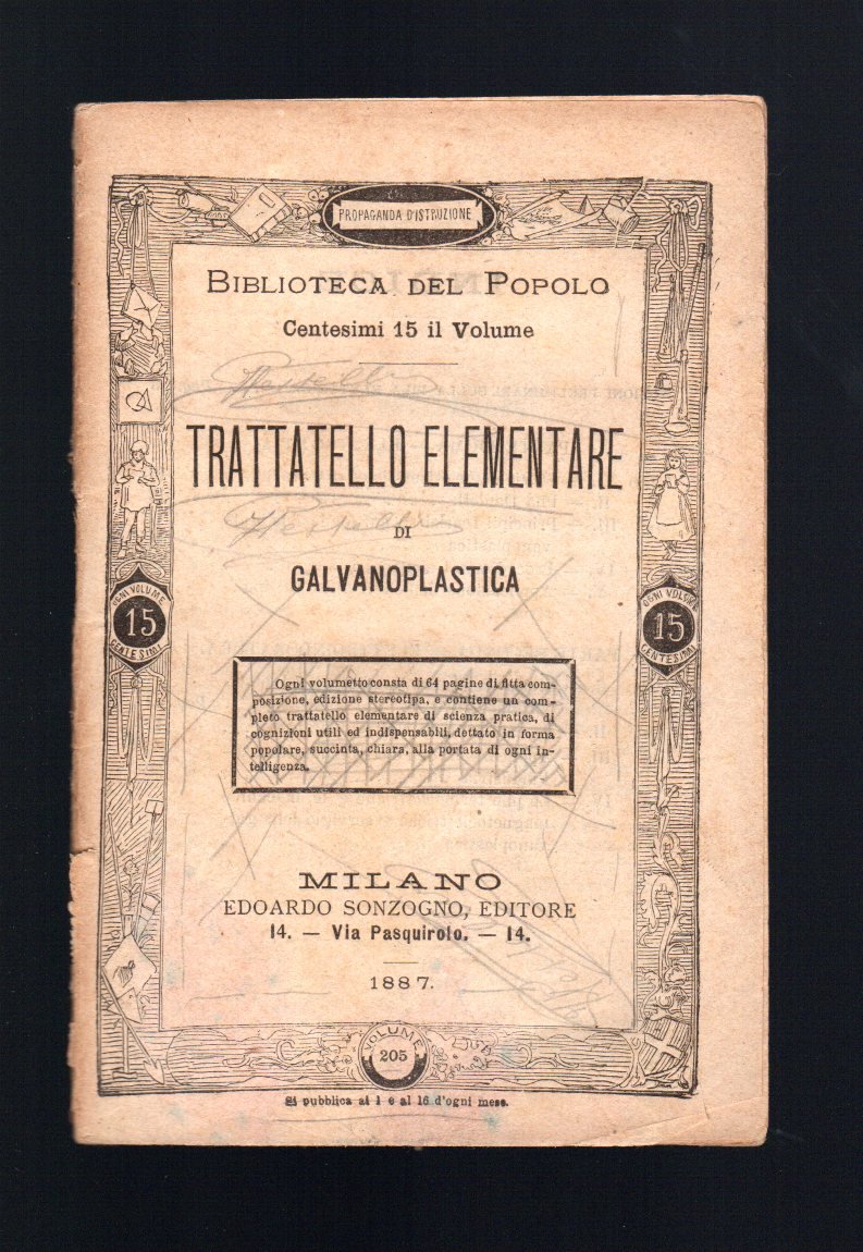 Trattatello elementare di Galvanoplastica