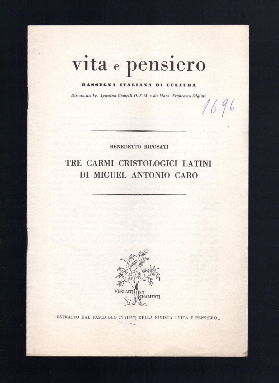 Tre Carmi cristologici latini di Miguel Antonio Caro