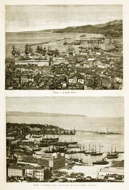 Trieste - Il porto nuovo - Il porto vecchio