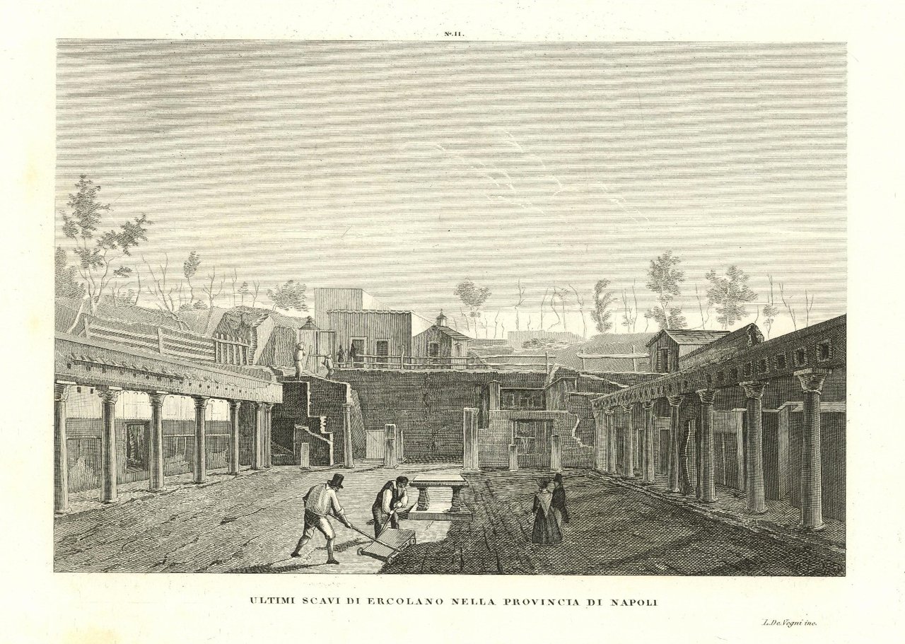 Ultimi scavi di Ercolano nella Provincia di Napoli