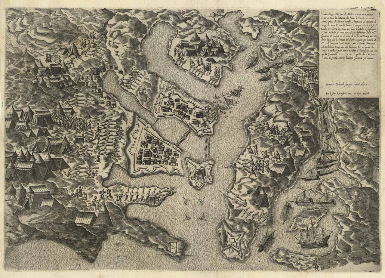 Ultimo disegno delli forti di Malta venuto nuovamente.