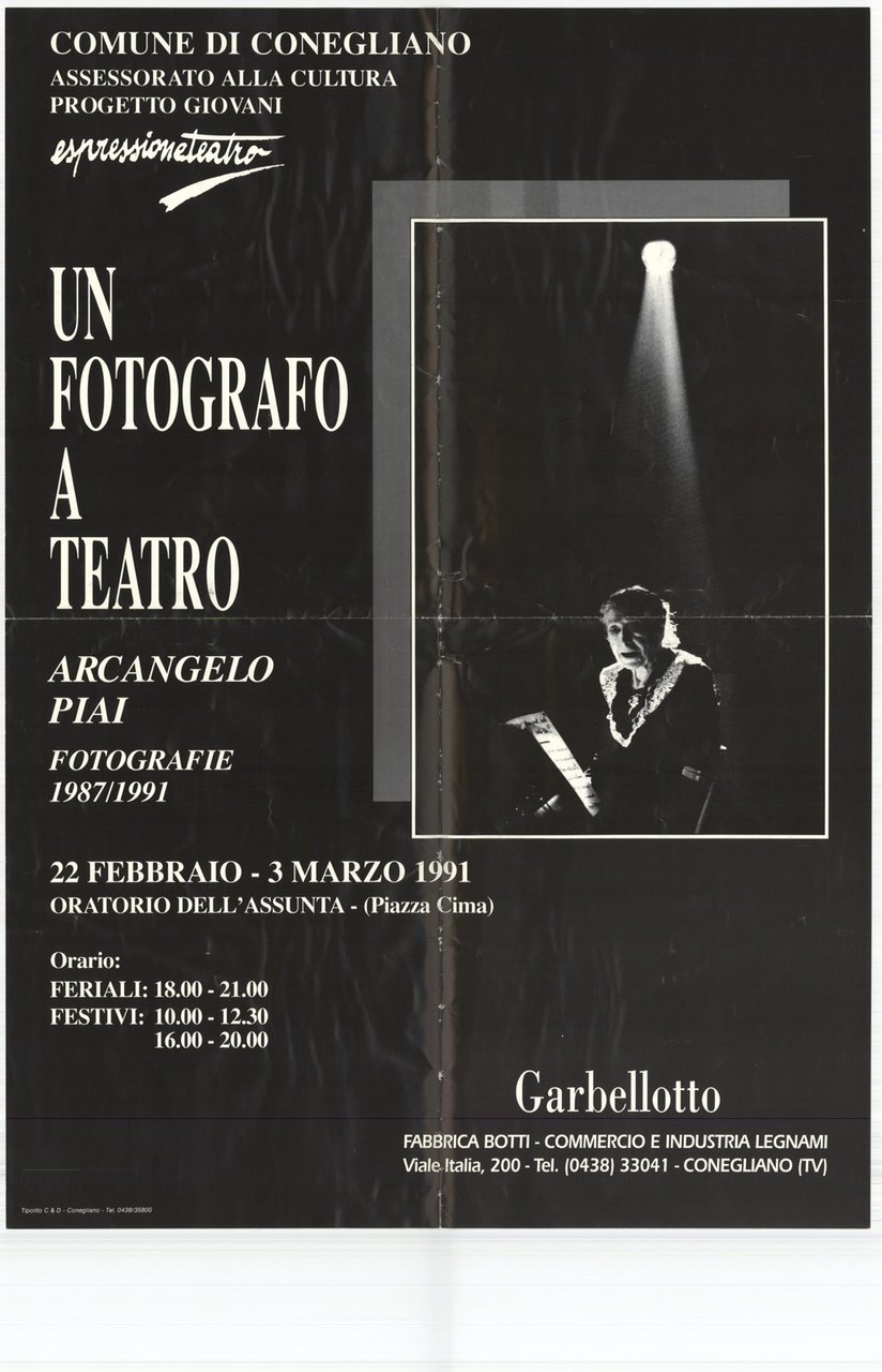 Un fotografo a Teatro - Arcangelo Piai