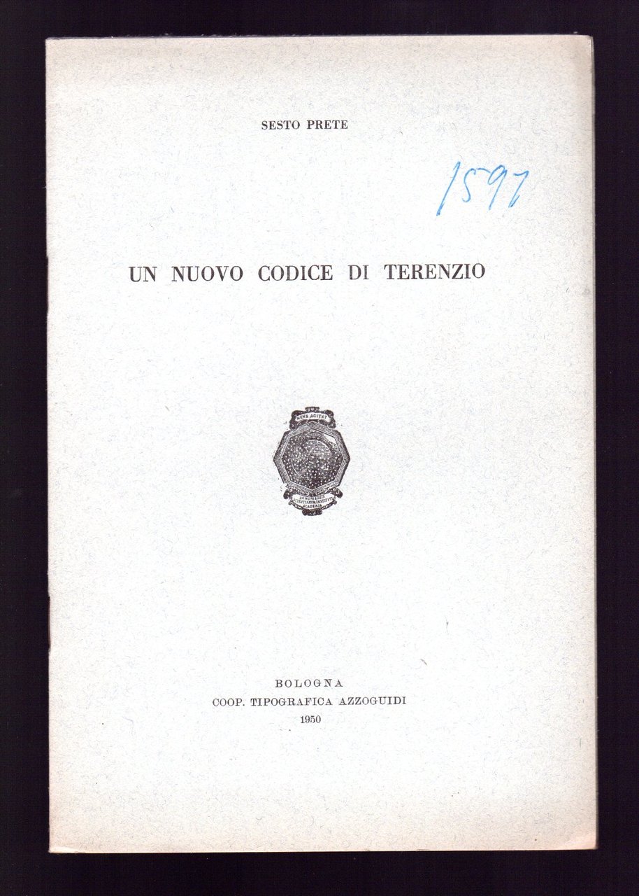 Un nuovo codice di Terenzio