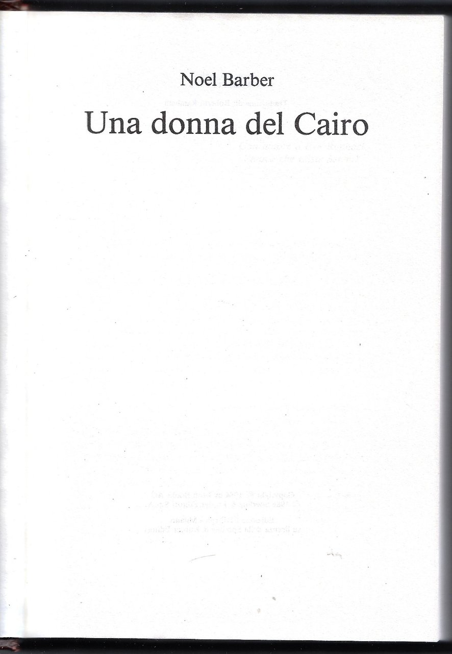 Una donna del Cairo