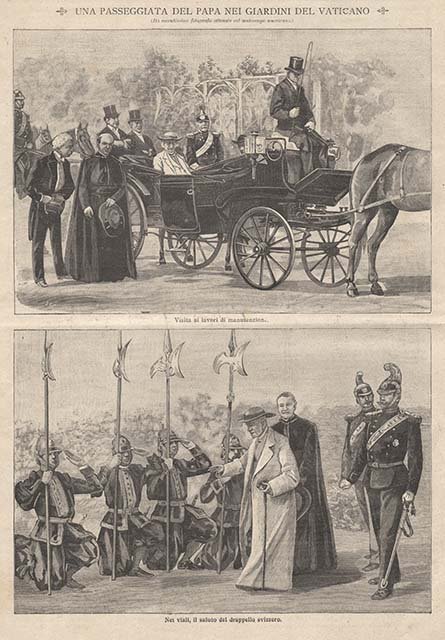 Una passeggiata del Papa nei giardini del Vaticano - Visita …